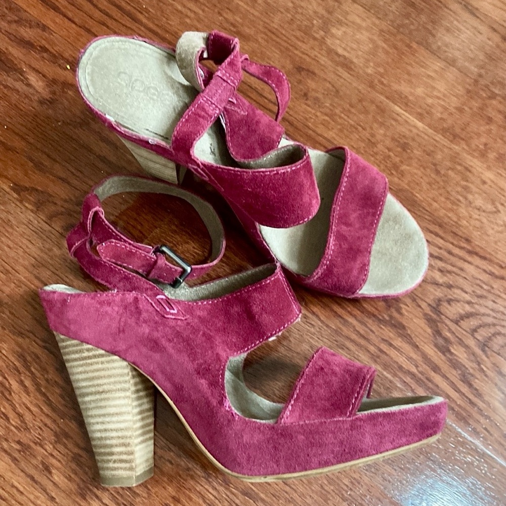 Apepazza Alabastro Leather Heels
